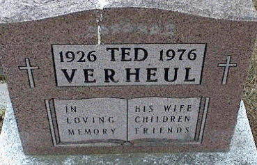 Ted Verheul headstone