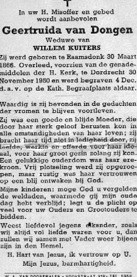 van Dongen obit